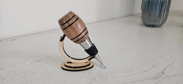 Bouchon de bouteille en noyer