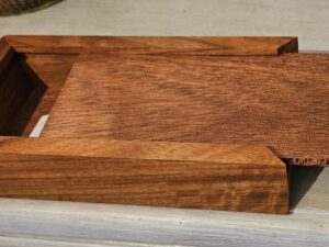 Plumier en bois exotique