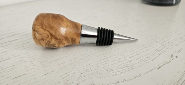 Bouchon de bouteille en bois d'olivier – Image 2