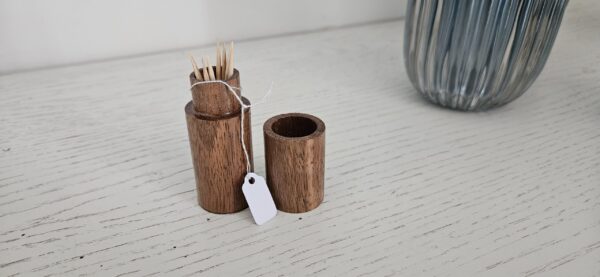 Porte-cure-dents en Bois de Noyer
