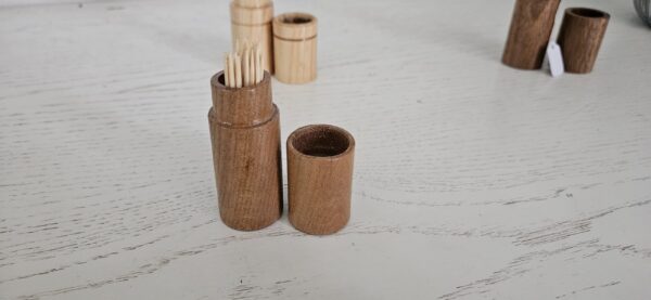 Porte-cure-dents en Bois de merisier