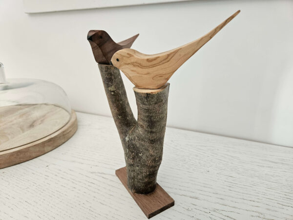 Oiseaux en olivier et noyer sur une branche – Image 3