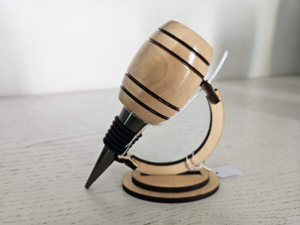 Bouchon de Bouteille en Bois d'Olivier – Image 2