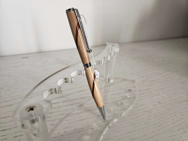 Stylo bille en bois de bouleau inclusion bois exotique – Image 5