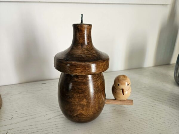 Nichoir déco en pin et tuya – Image 3