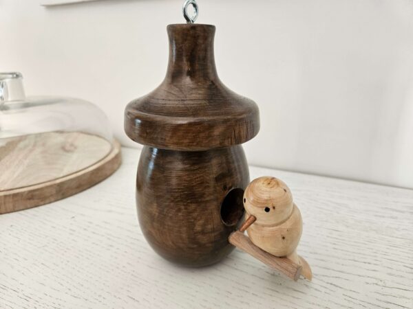 Nichoir déco en pin et tuya