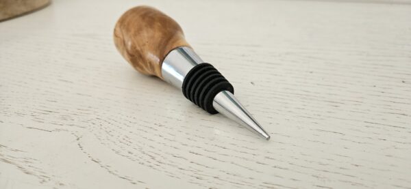 Bouchon de bouteille en bois d'olivier