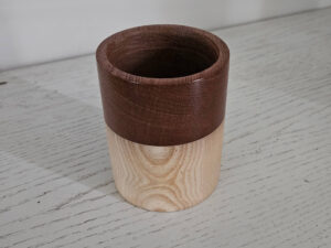 Pot à crayons Frêne et Bois exotique