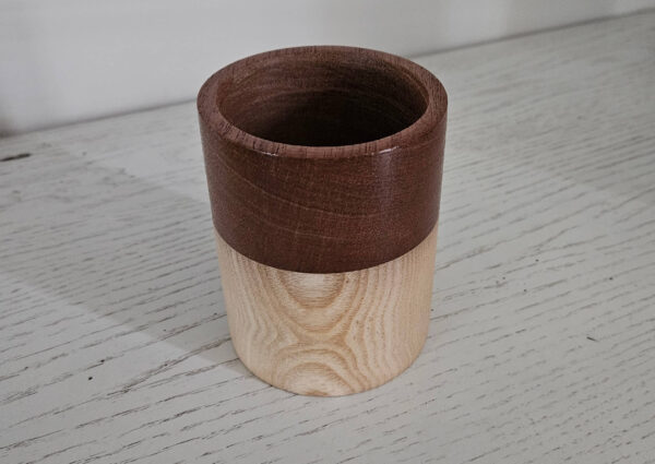 Pot à crayons Frêne et Bois exotique
