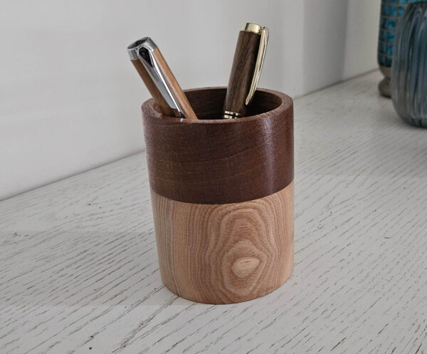 Pot à crayons Frêne et Bois exotique – Image 3