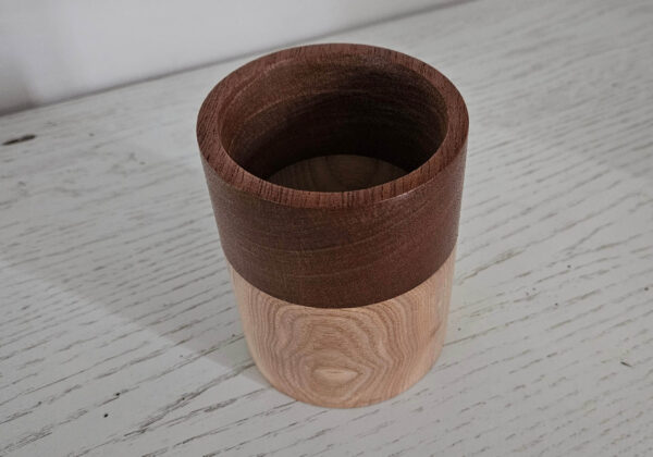 Pot à crayons Frêne et Bois exotique – Image 2