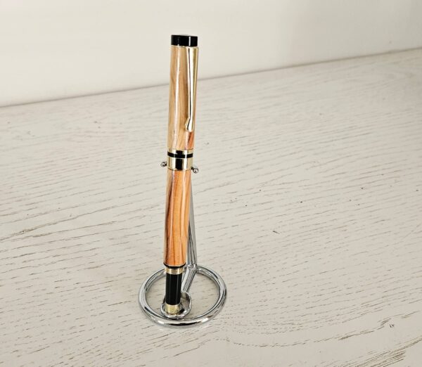 Stylo Plume Elégance en bois d'If Plaqué Or 14K