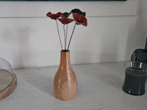 Vase en bois artisanal unique (plusieurs essences de bois)