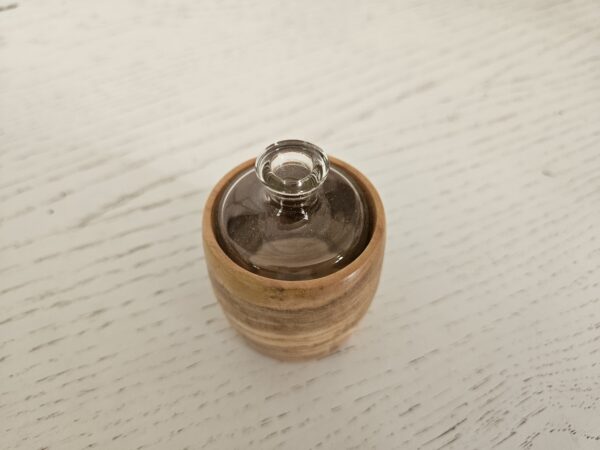 Brûle-parfum en bois d'olivier - Élégance et sérénité – Image 2