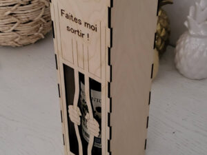 Coffret pour bouteille personnalisable