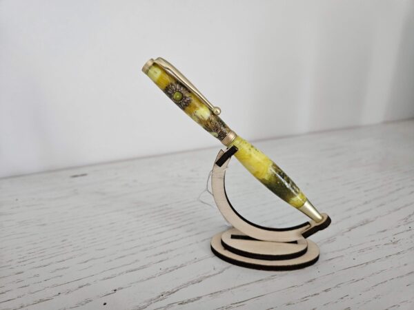 Stylo bille en bois et résine – Image 3