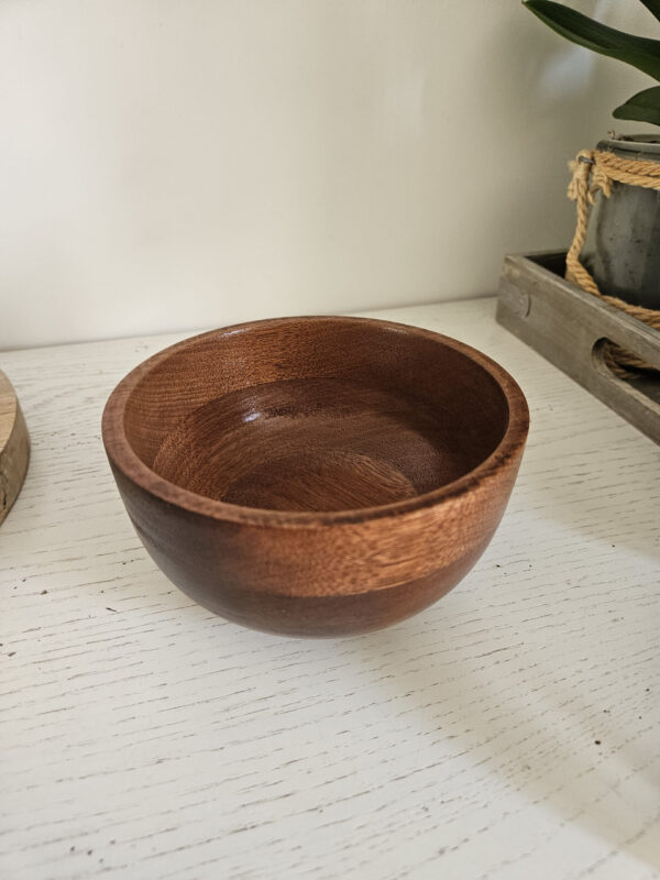 Bol en bois exotique – Image 3