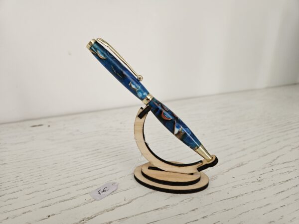 Stylo bille en bois et résine – Image 3