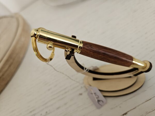 Porte clés stylo en bois de niangon – Image 4