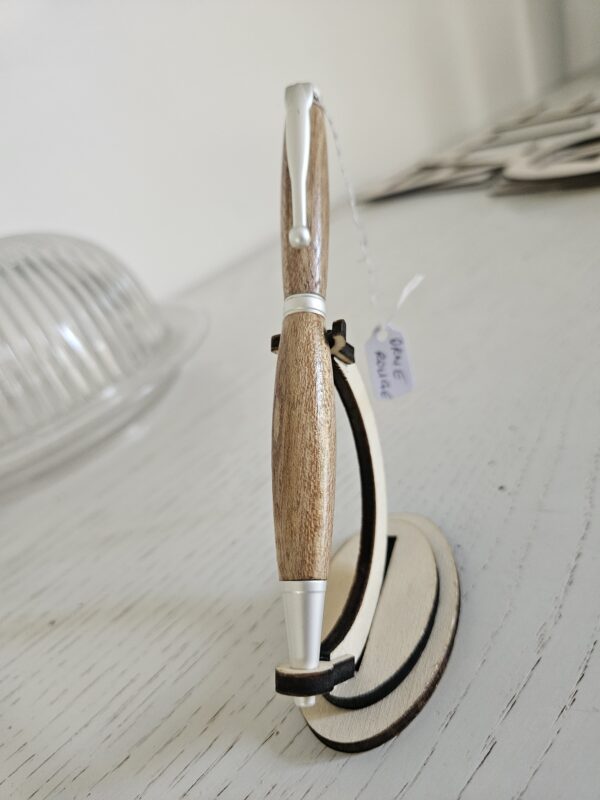 Stylo bille en orme rouge – Image 2