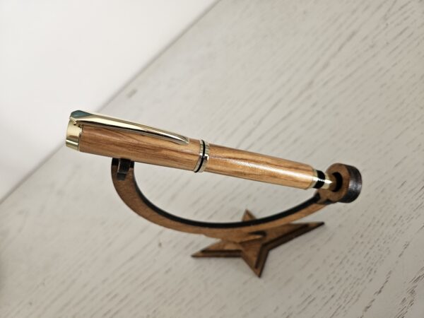 Stylo roller en bois d'olivier – Image 4