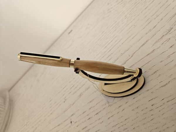 Stylo bille en bois d'olivier – Image 4