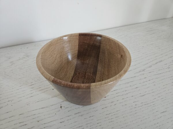 Bol en bois de chêne et bois exotique – Image 3