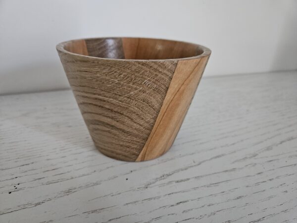 Bol en bois de chêne et de cerisier – Image 3