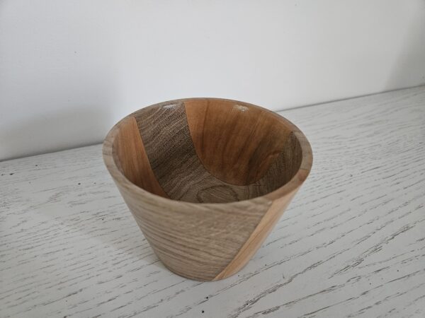 Bol en bois de chêne et de cerisier – Image 4