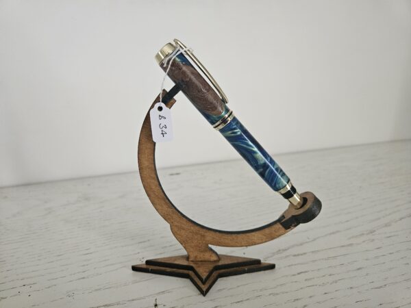 Stylo roller en bois et résine – Image 3