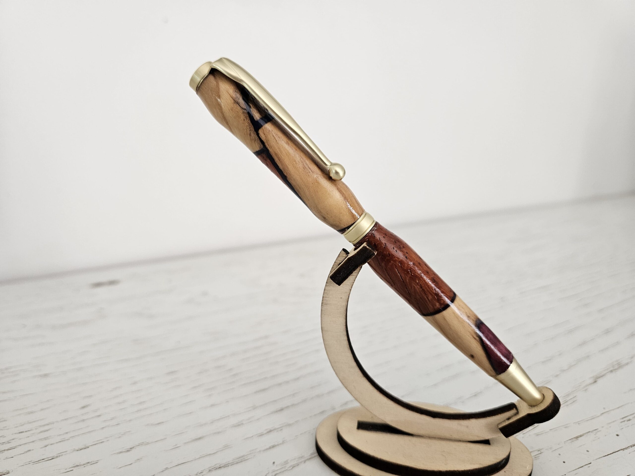 Stylo bille différentes essences de bois – Image 3