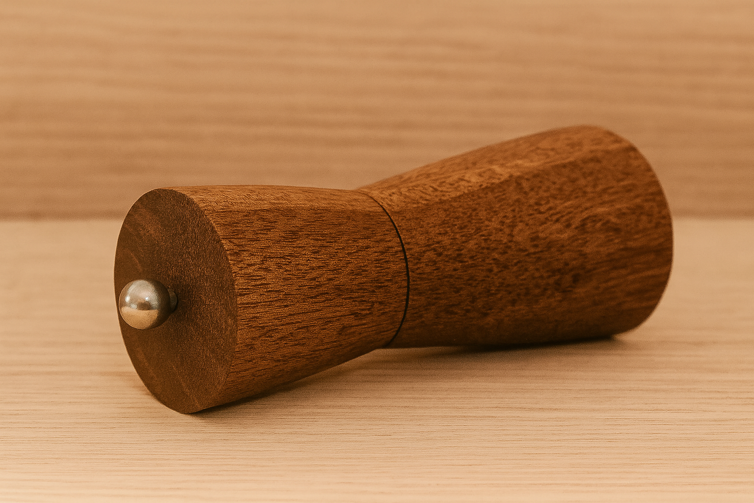 Moulin à poivre en bois de niangon – Image 2