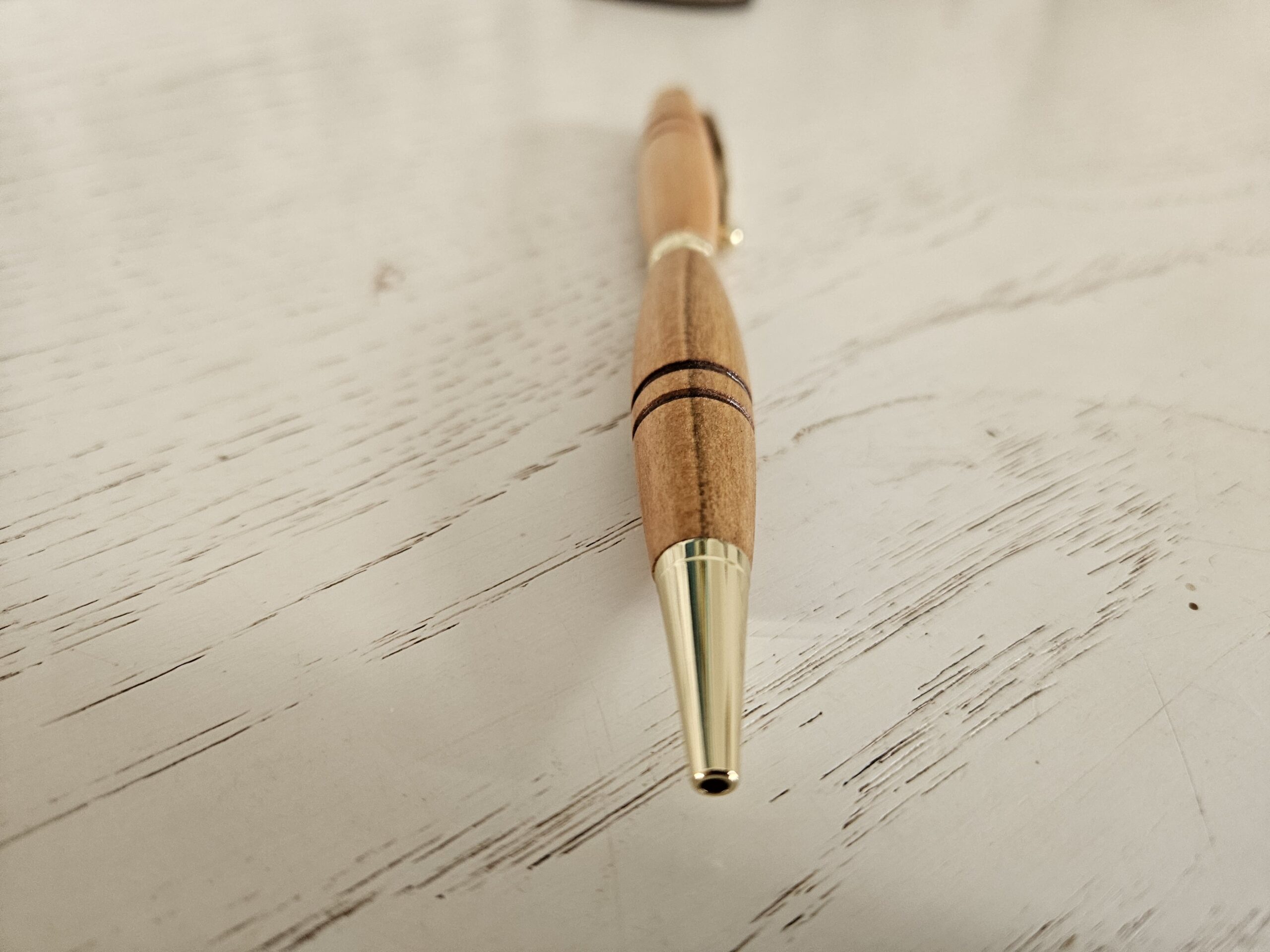 Stylo bille en bois de cerisier – Image 2