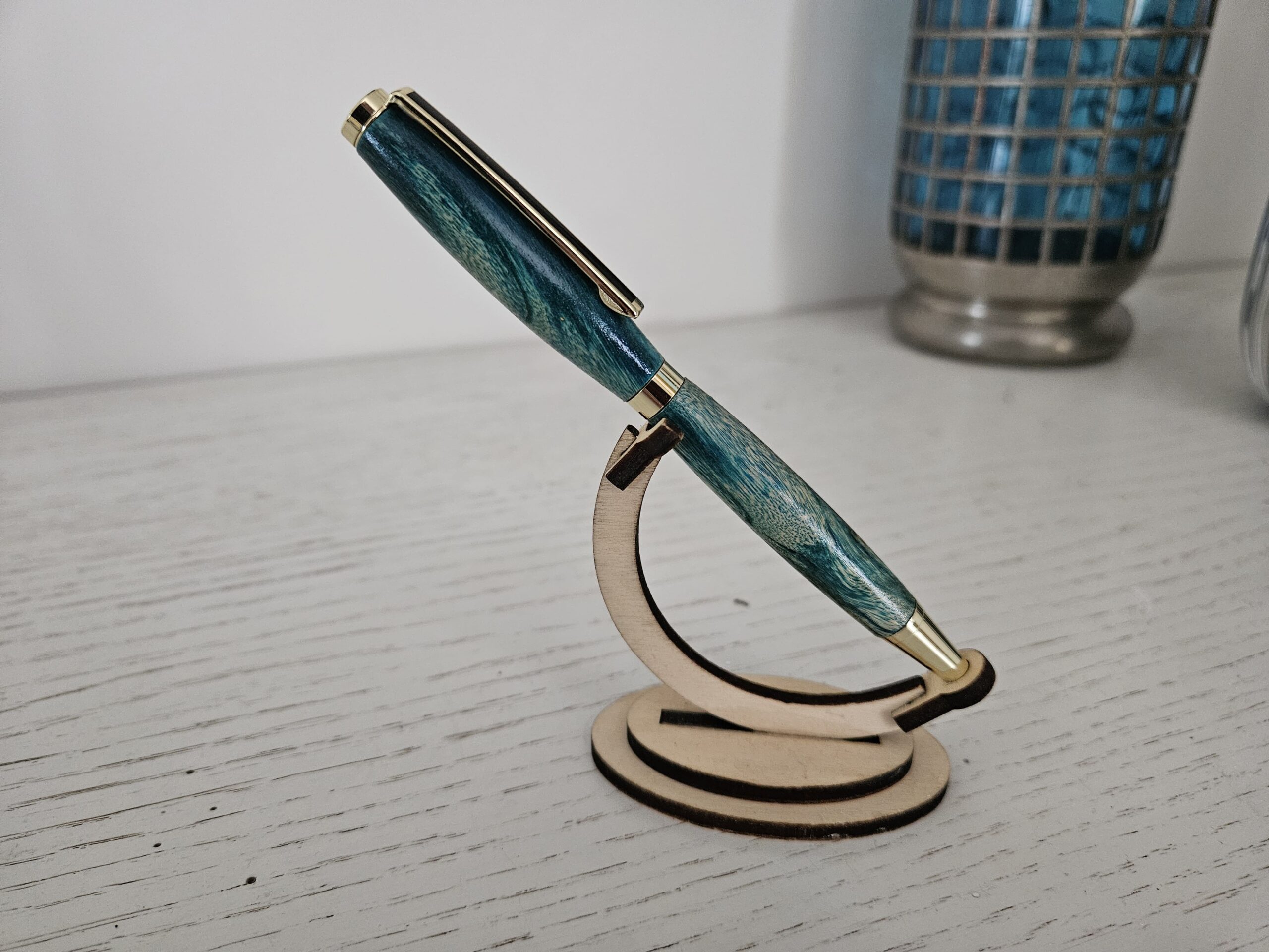 Stylo bille bois stabilisé