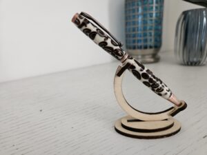 stylo résine grains de café