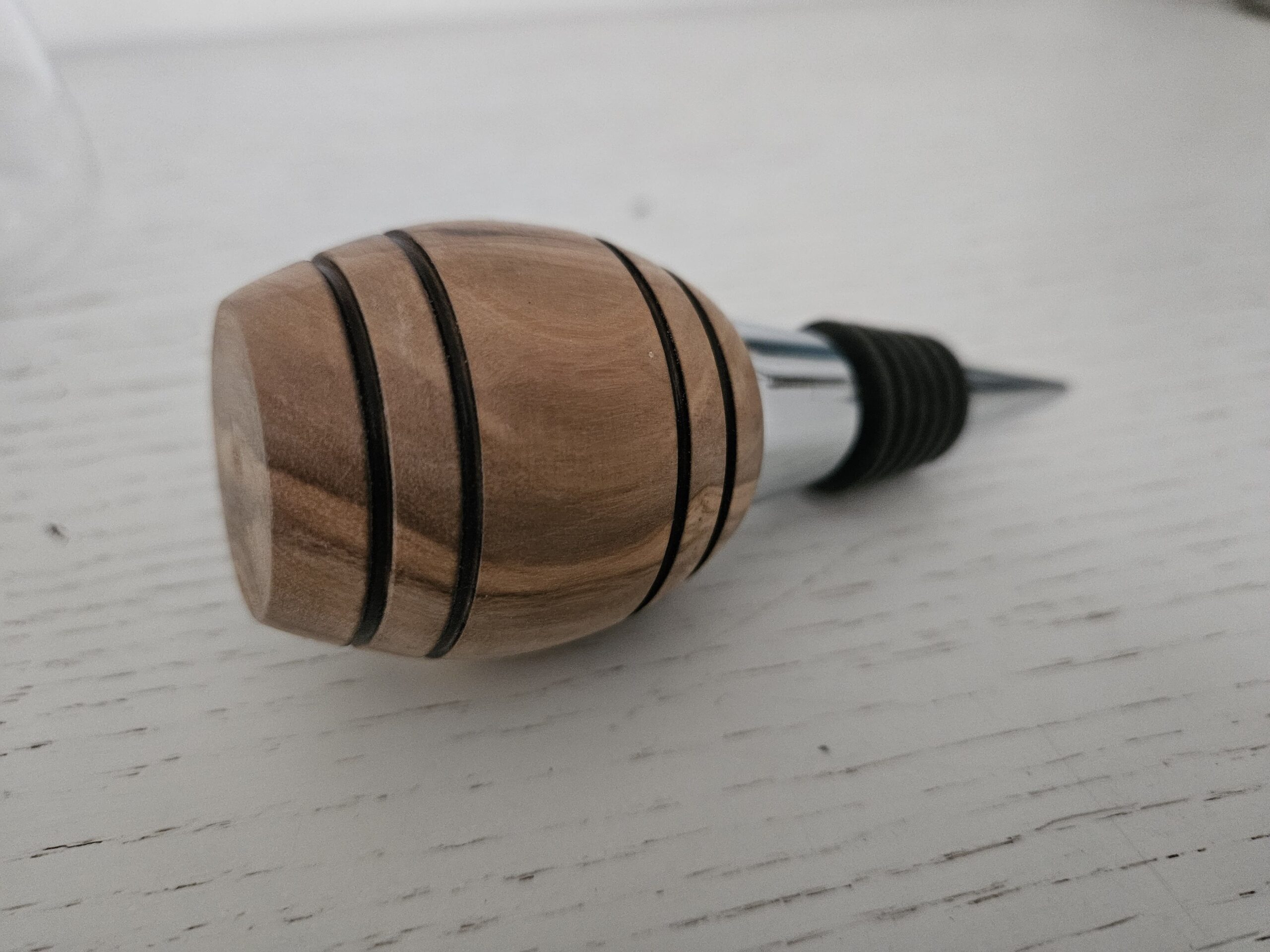 Bouchon de bouteille en bois d'olivier – Image 3