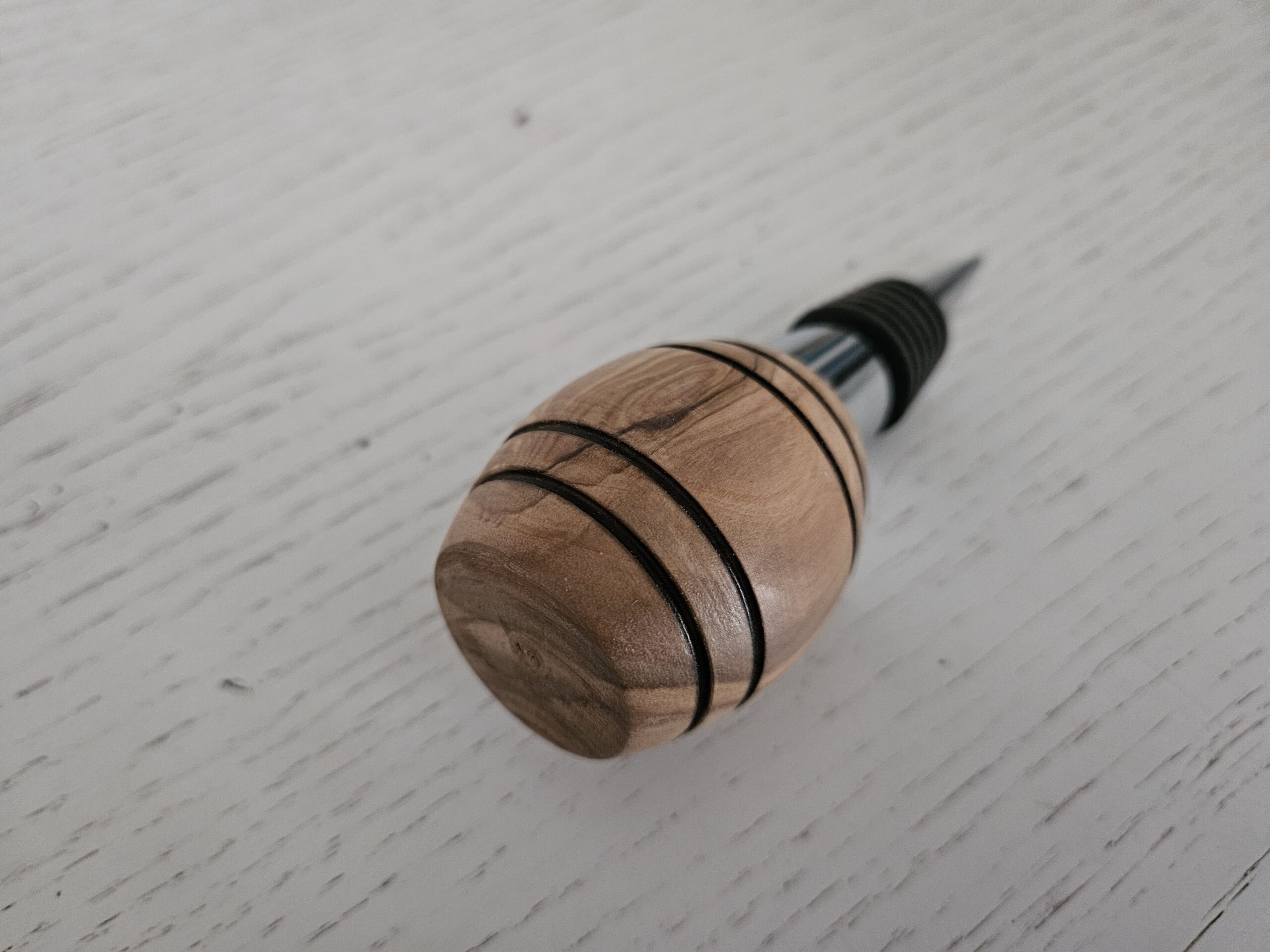 Bouchon de bouteille en bois d'olivier – Image 2