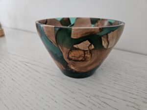 bol bois olivier résine