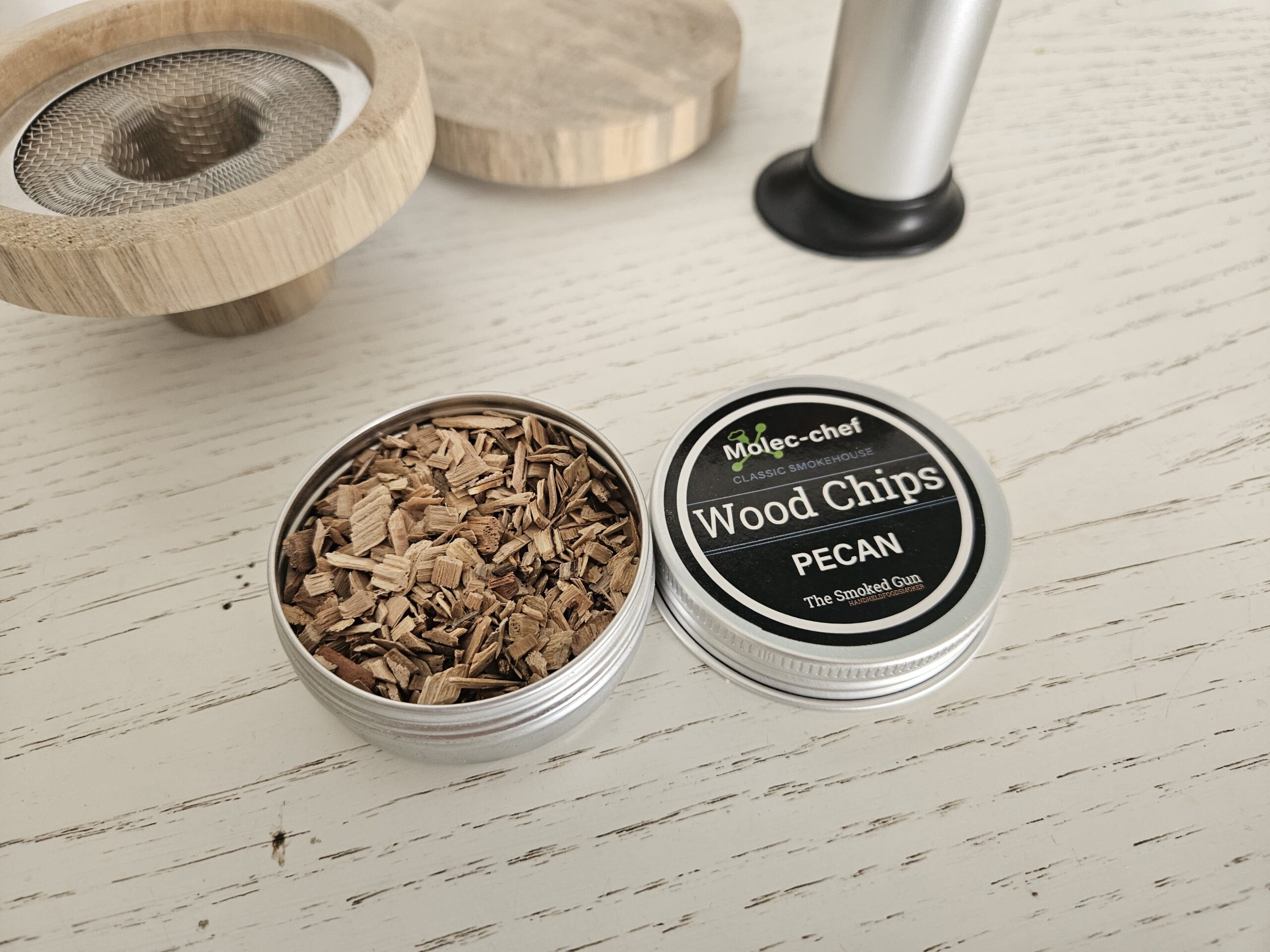 kit fumoir à cocktail complet en bois de charme – Image 3