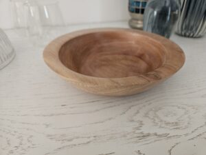 assiette décentrée platane