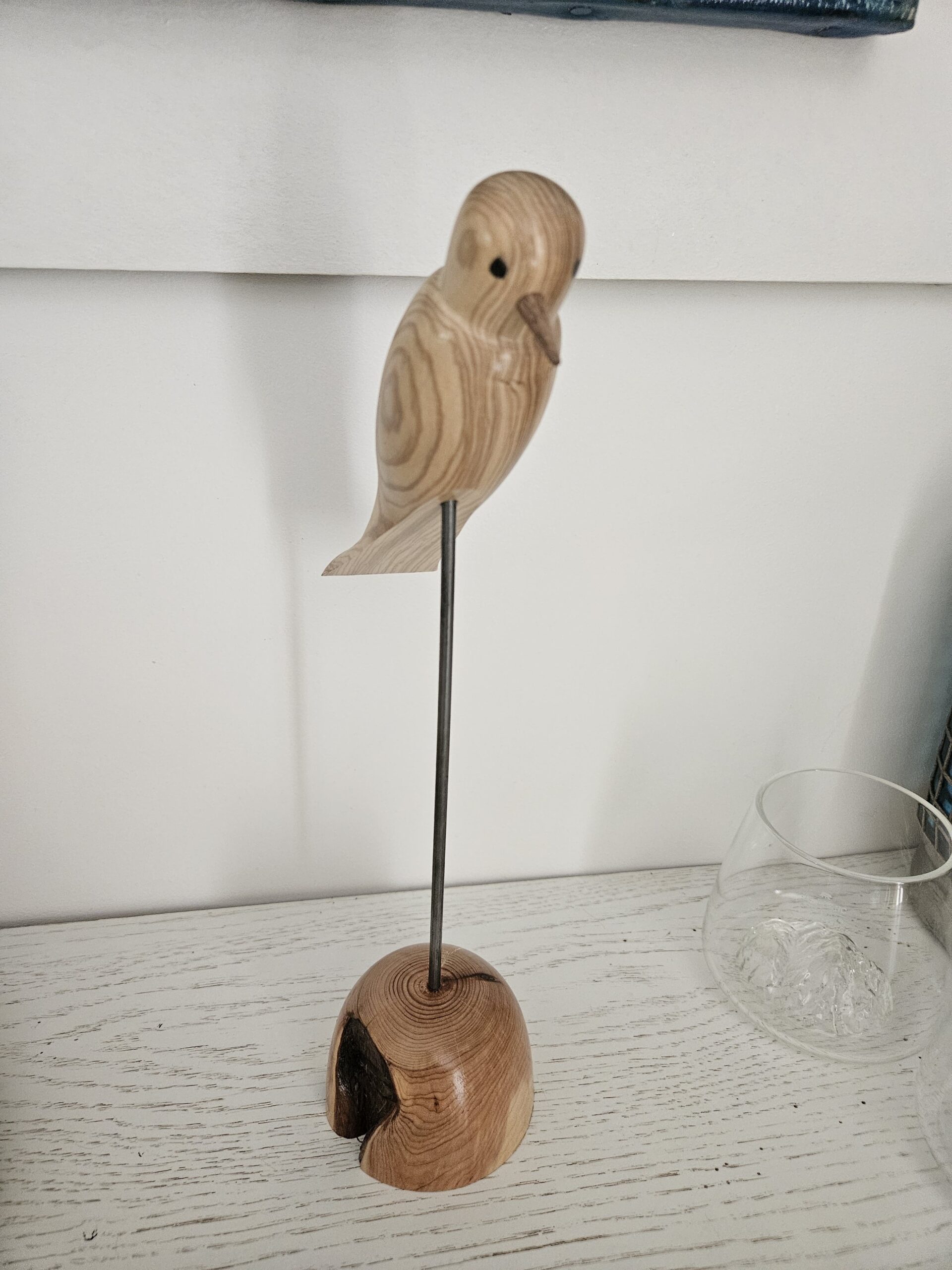 Oiseau en bois d'olivier – Image 3