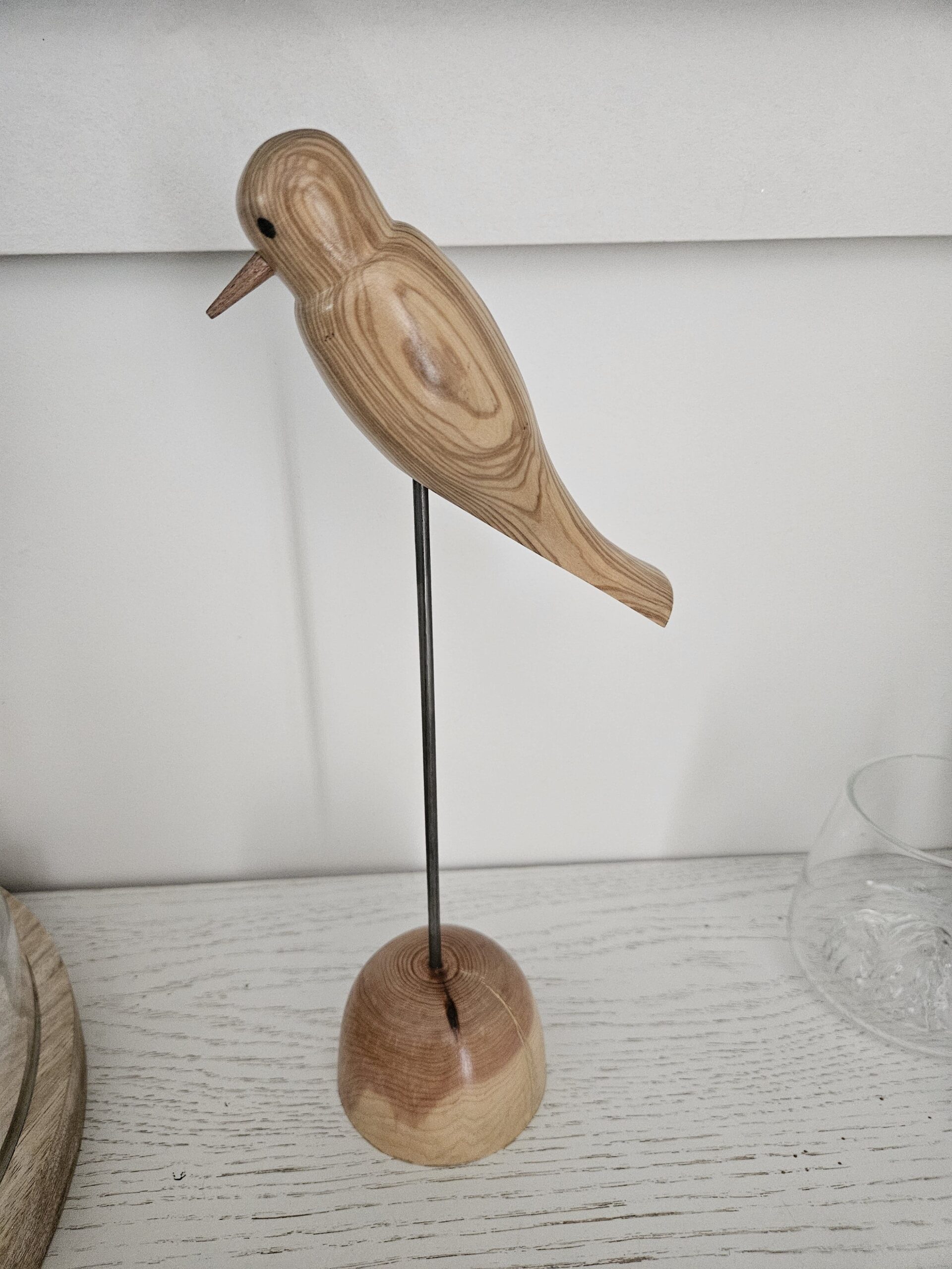 Oiseau en bois d'olivier – Image 2
