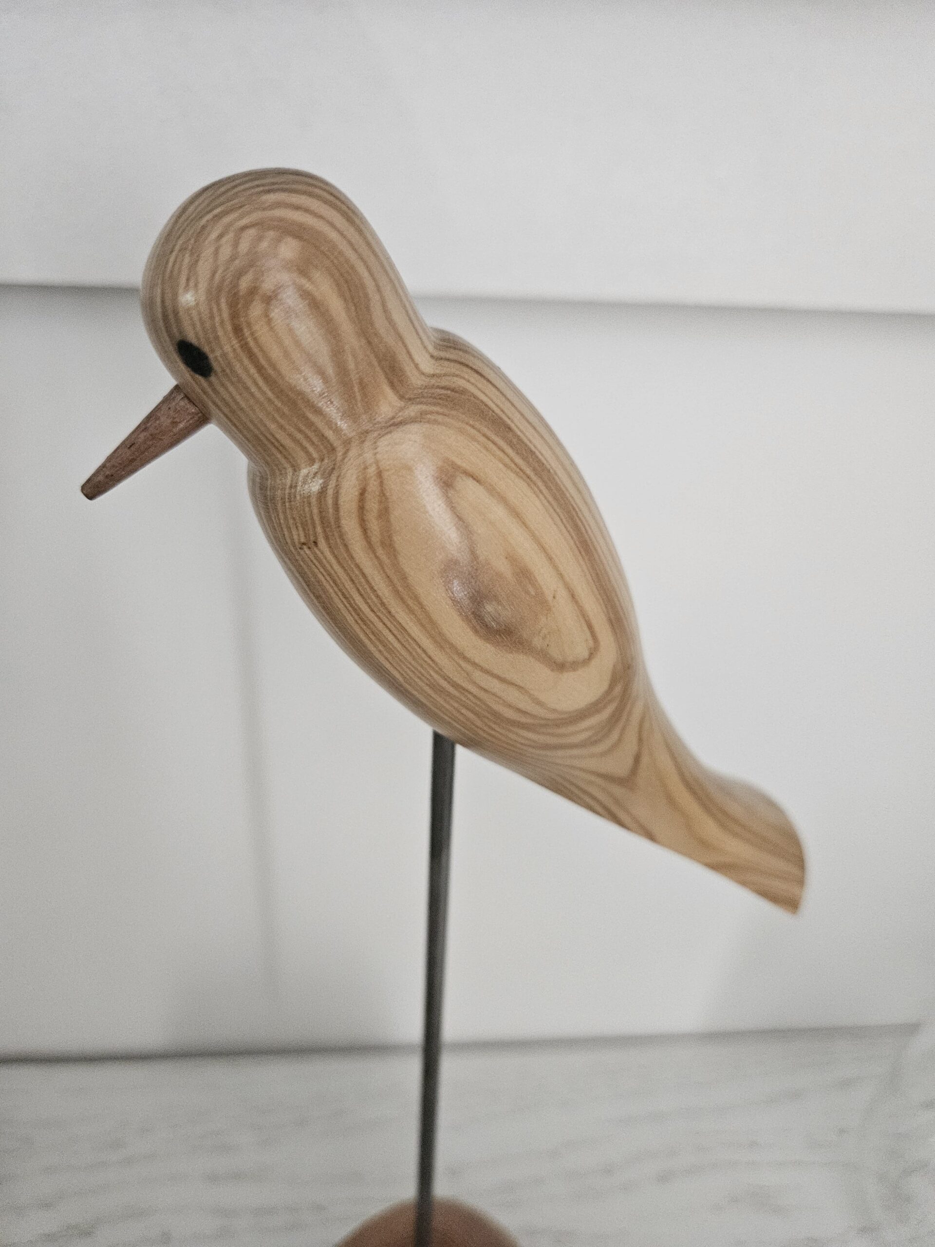 Oiseau en bois d'olivier