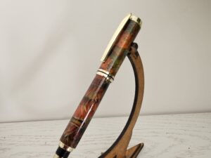 Stylo roller bois et résine