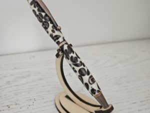 stylo bille résine, grains de café