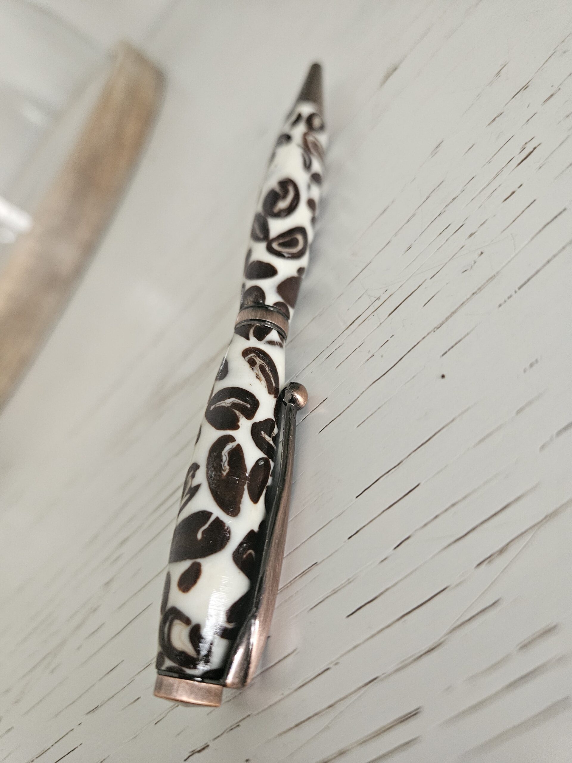 Stylo bille résine, grains de café – Image 2