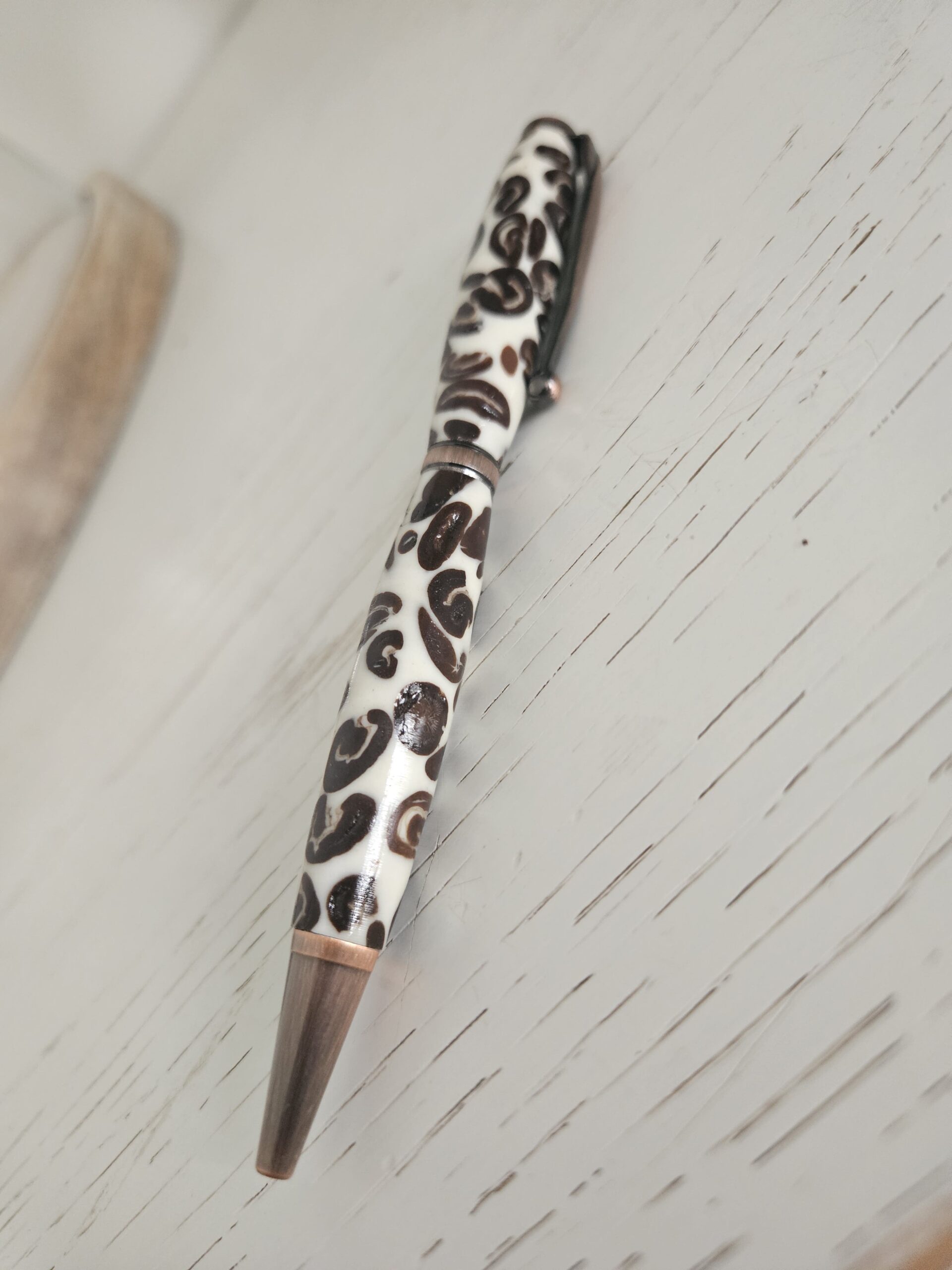 Stylo bille résine, grains de café – Image 3