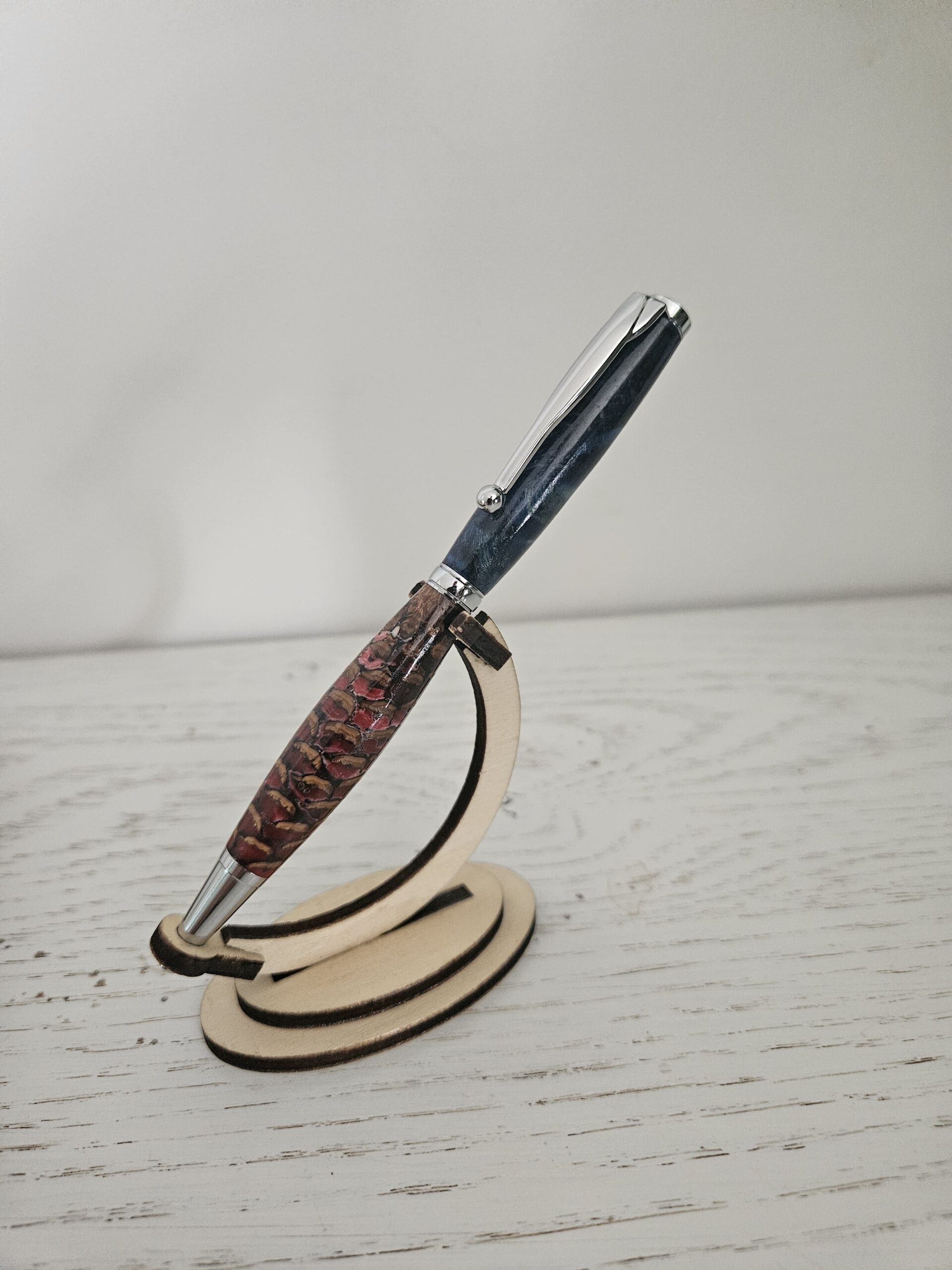 Stylo bille bois et résine – Image 2