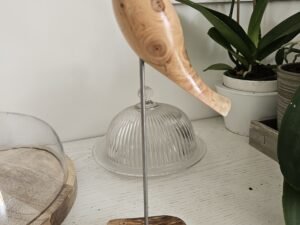 oiseau en bois de cade