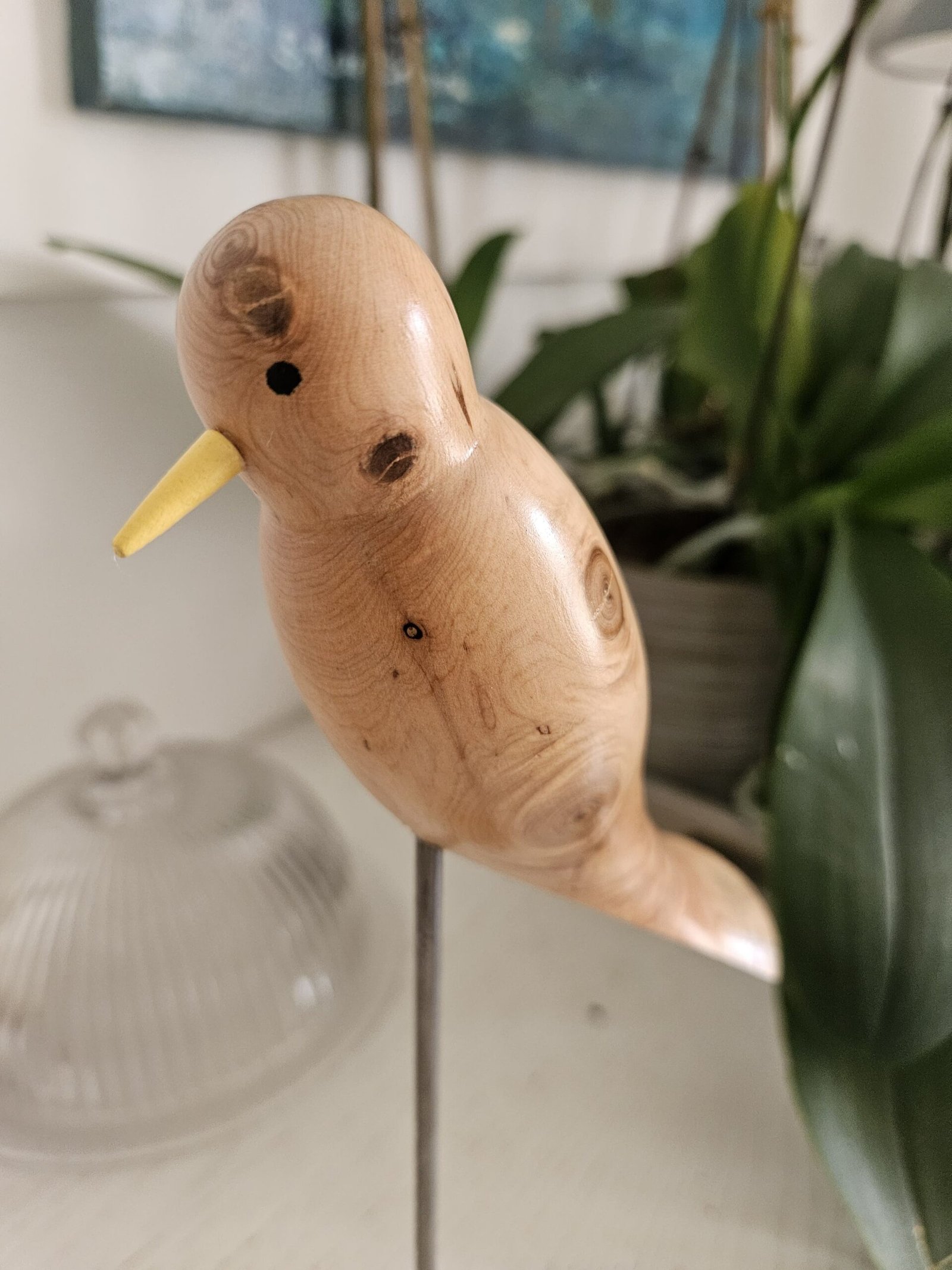 Oiseau en bois de cade – Image 2